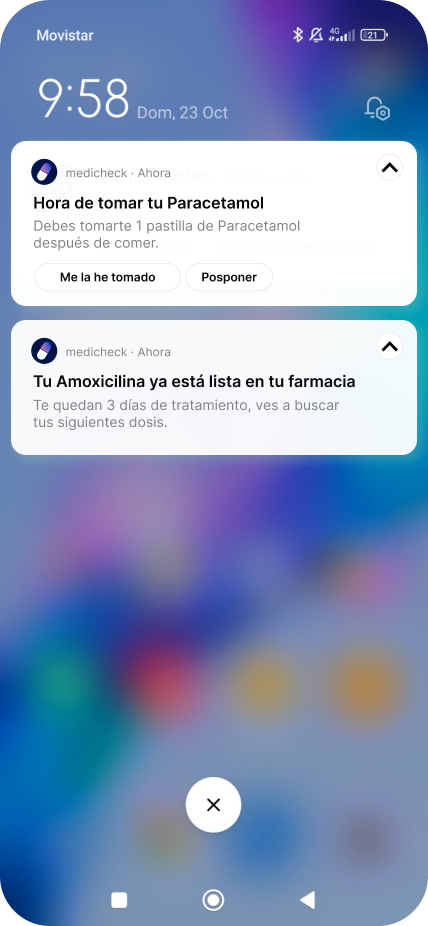 Notificación Android Paciente